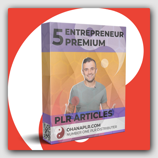 5 Premium Entrepreneurship PLR Articles - Featured Image