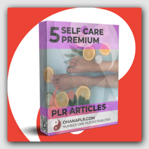 5 Premium Self Care PLR Articles - Featured Image