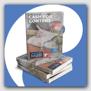 Cash For Content MRR Ebook - Featured Image