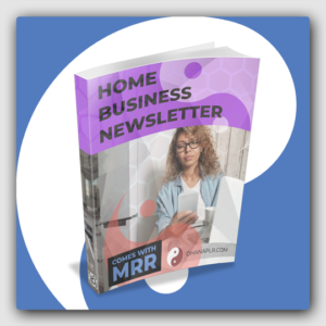 Home Business Newsletter Set MRR Package - Featured Image