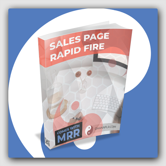 Sales Page Rapid fire MRR Ebook - Featured Image