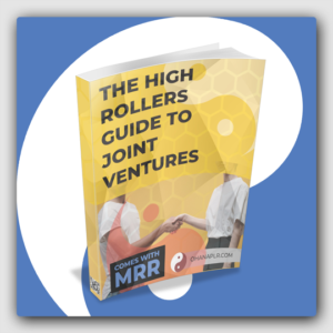 The High Rollers Guide To Joint Ventures MRR Ebook - Featured Image