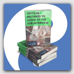 10 Critical Mistakes To Avoid At The Job Interview MRR Ebook - Featured Image
