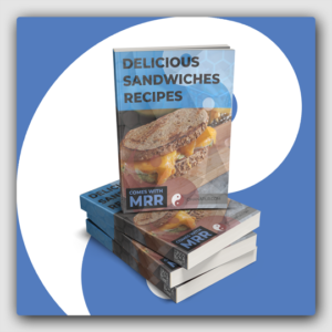 Delicious Sandwiches Recipes MRR Ebook - Featured Image