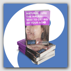 Natural Cure - The Natural Way To Get Rid Of Your Acne MRR Ebook - Featured Image