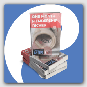 One Month Membership Riches MRR Ebook - Featured Image
