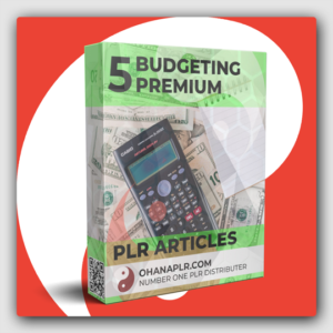 5 Premium Budgeting PLR Articles - Featured Image