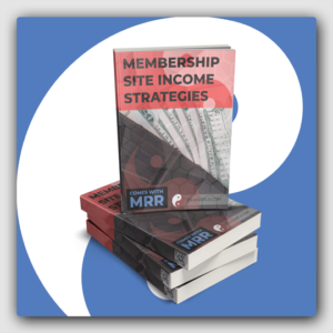 Membership Site Income Strategies MRR Ebook - Featured Image