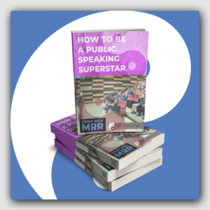 How To Be A Public Speaking Superstar MRR Ebook - Featured Image
