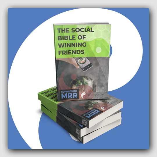 The Social Bible Of Winning Friends And Influencing People In The 21st Century MRR Ebook - Featured Image