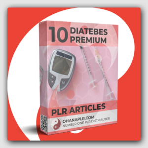 10 Premium Diabetes PLR Articles - Featured Image