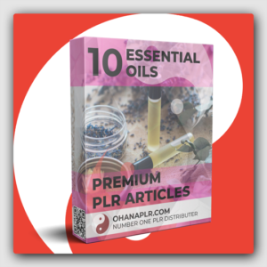 10 Premium Essential Oils PLR Articles - Featured Image