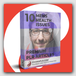 10 Premium Mens Health Issues PLR Articles - Featured Image