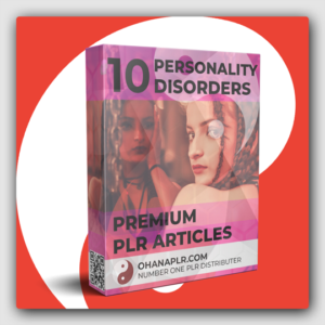 10 Premium Personality Disorders PLR Articles - Featured Image