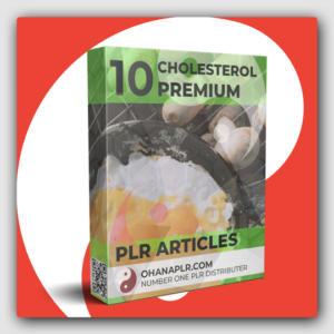10 Premium Cholesterol PLR Articles - Featured Image