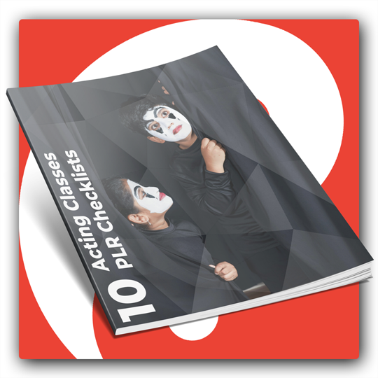 10 Acting Classes PLR Checklists - Featured Image