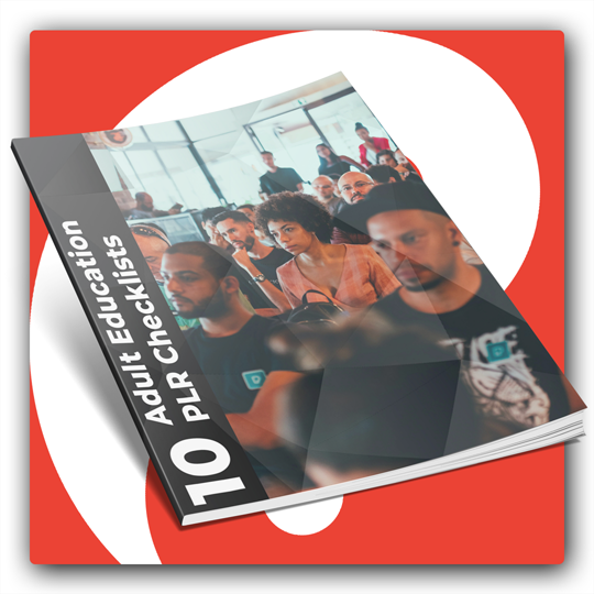 10 Adult Education PLR Checklists - Featured Image