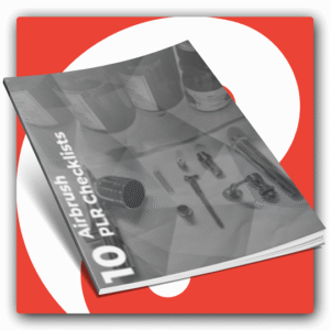 10 Airbrush PLR Checklists - Featured Image