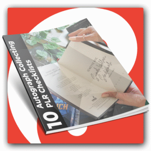 10 Autograph Collecting PLR Checklists - Featured Image