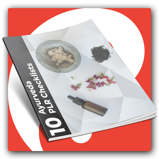 10 Ayurveda PLR Checklists - Featured Image
