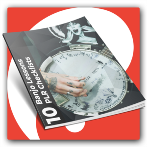 10 Banjo Lessons PLR Checklists - Featured Image
