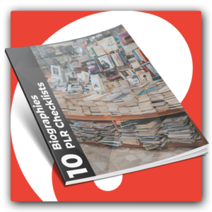 10 Biographies PLR Checklists - Featured Image