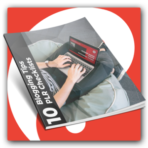 10 Blogging tips PLR Checklists - Featured Image