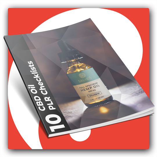 10 CBD Oil PLR Checklists - Featured Image