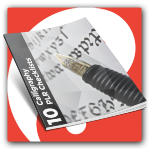 10 Calligraphy PLR Checklists - Featured Image