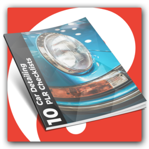 10 Car Detailing PLR Checklists - Featured Image
