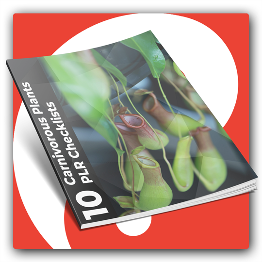 10 Carnivorous Plants PLR Checklists - Featured Image