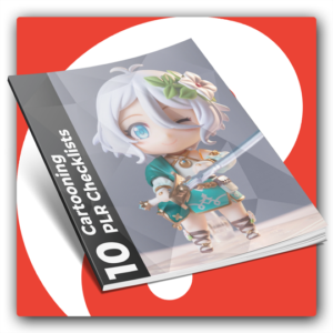 10 Cartooning PLR Checklists - Featured Image