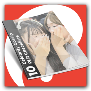 10 Celebrity Gossip PLR Checklists - Featured Image