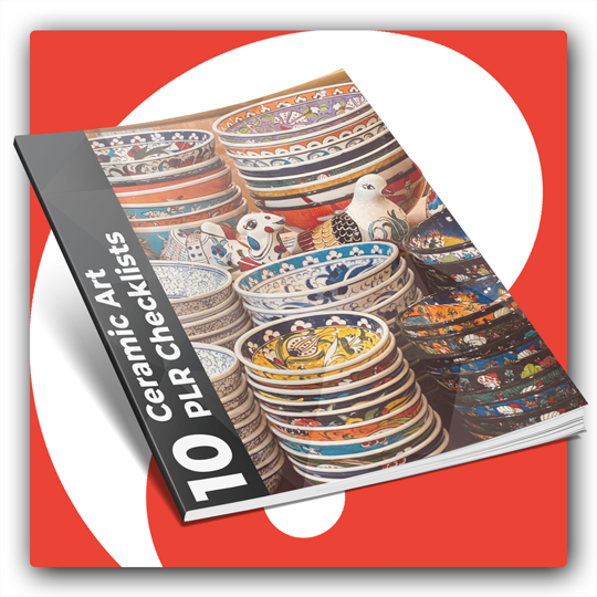 10 Ceramic Art PLR Checklists - Featured Image