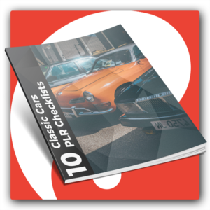 10 Classic Cars PLR Checklists - Featured Image