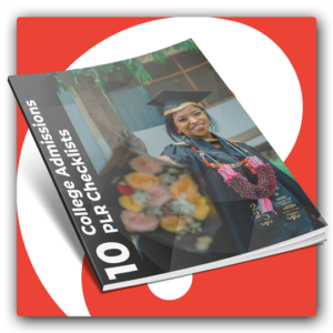 10 College Admissions PLR Checklists - Featured Image