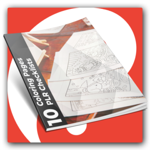 10 Coloring Pages PLR Checklists - Featured Image