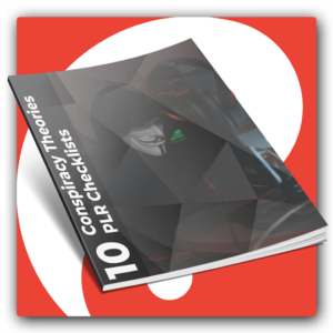 10 Conspiracy Theories PLR Checklists - Featured Image
