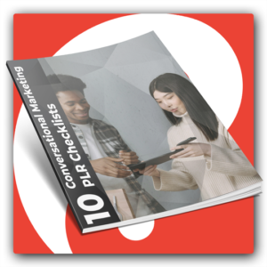 10 Conversational Marketing PLR Checklists - Featured Image
