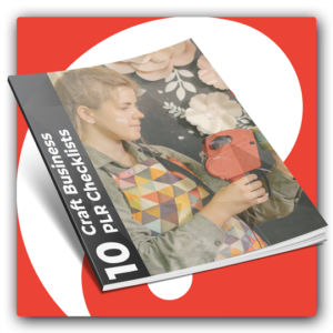 10 Craft Business PLR Checklists - Featured Image