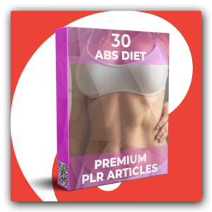 30 Premium Abs Diet PLR Articles - Featured Image