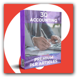 30 Premium Accounting PLR Articles - Featured Image