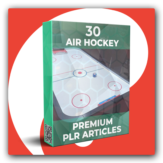 30 Premium Air Hockey PLR Articles - Featured Image