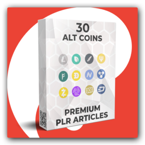30 Premium Alt Coins PLR Articles - Featured Image