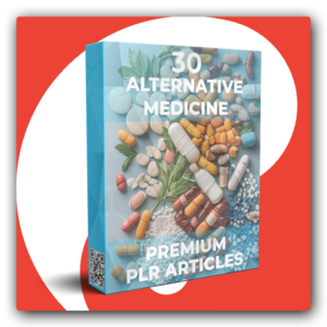 30 Premium Alternative Medicine PLR Articles - Featured Image