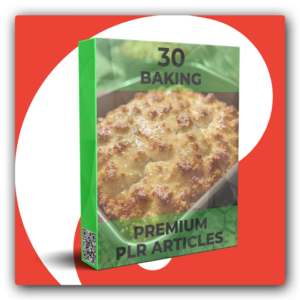 30 Premium Baking PLR Articles - Featured Image