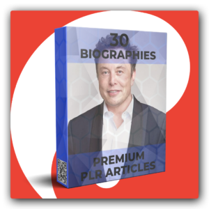 30 Premium Biographies PLR Articles - Instagram