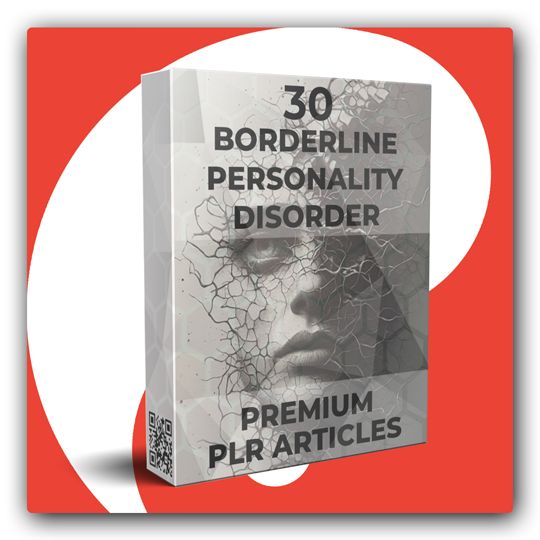 30 Premium Borderline Personality Disorder PLR Articles - Featured Image