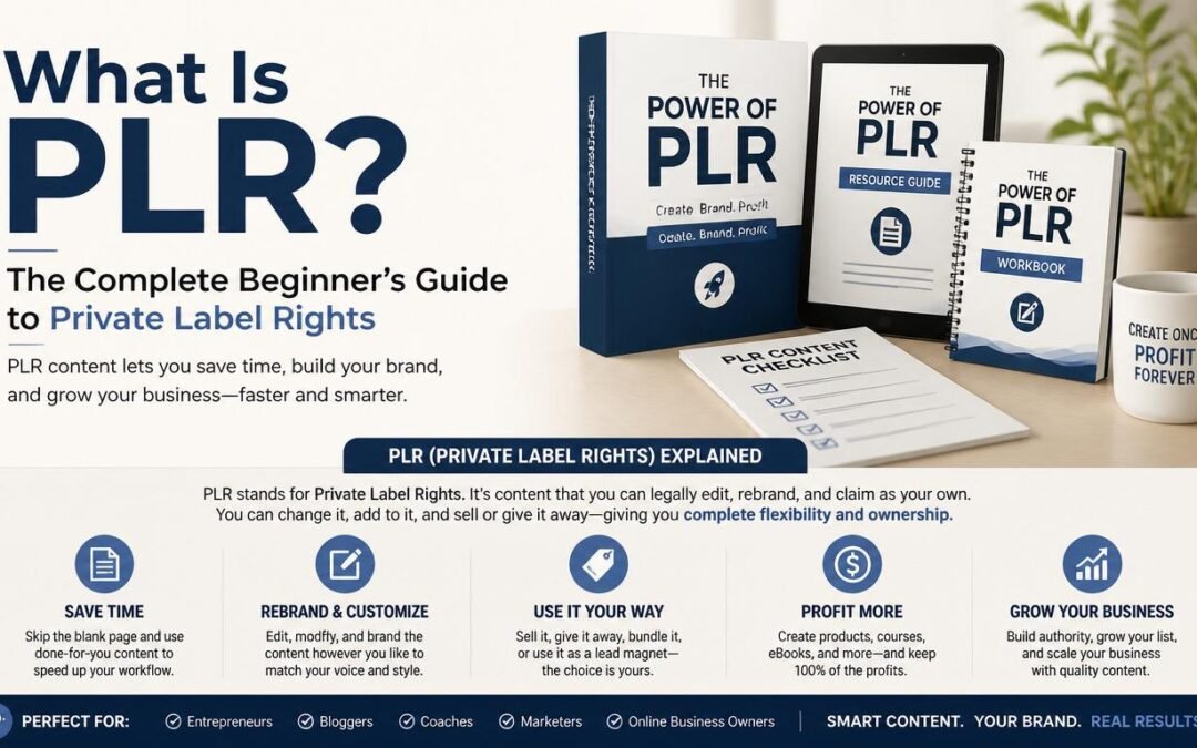 What Is PLR? The Complete Beginner’s Guide to Private Label Rights