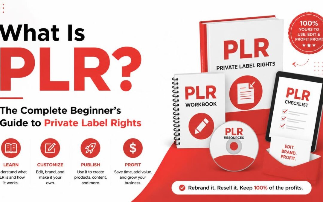What Is PLR? The Complete Beginner’s Guide to Private Label Rights